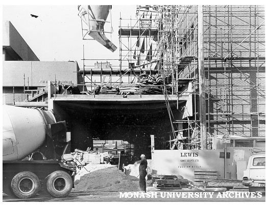 Construction of Phillip Law Building, Caulfield Institute of Technology