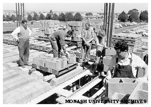 Education building under construction