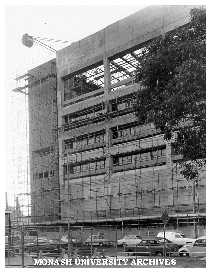 Construction of Phillip Law Building, Caulfield Institute of Technology