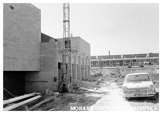 Science lecture theatres under construction