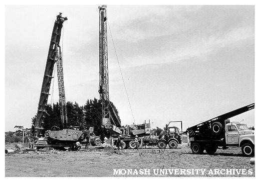 Site preparation for Mathematics and Computer Centre