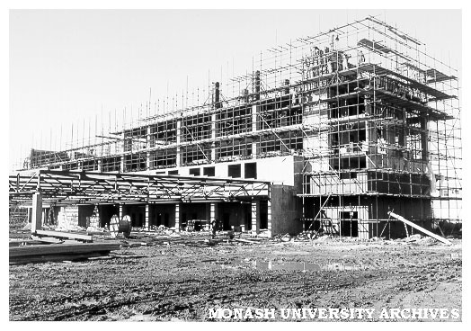 Mathematics building under construction