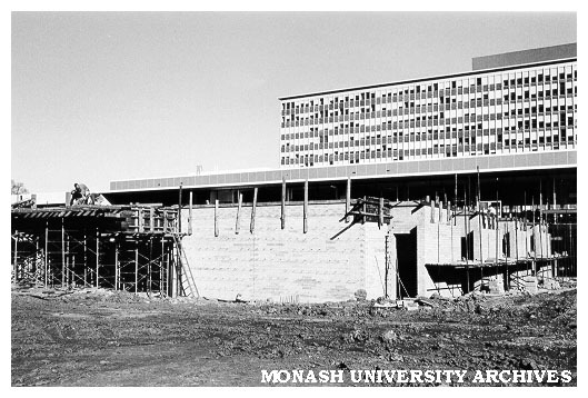 Union building northern extension under construction