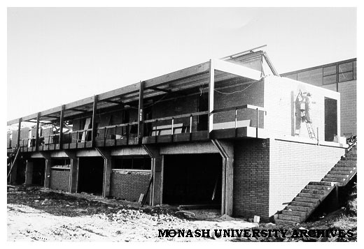 Sports pavilion under construction