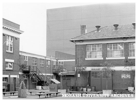 Complex of older buildings including G block, Caulfield Institute of Technology