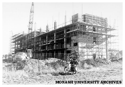 Mathematics building under construction