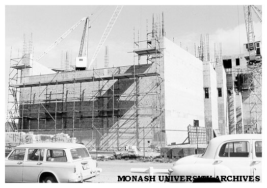 Great Hall under construction