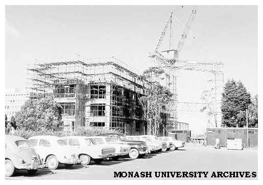 Biology building under construction