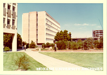 Physiology building with Menzies building at left