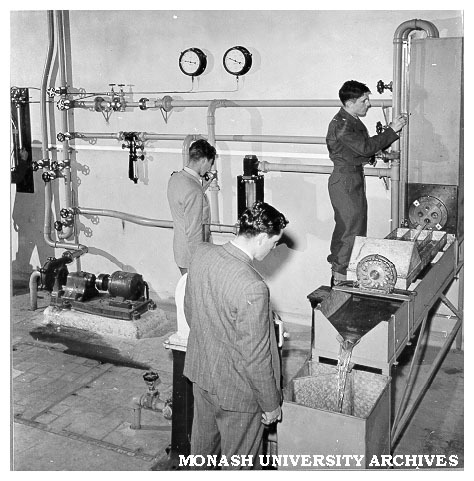 Caulfield Technical School engineering students