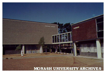Hargrave library (right) and central Science building