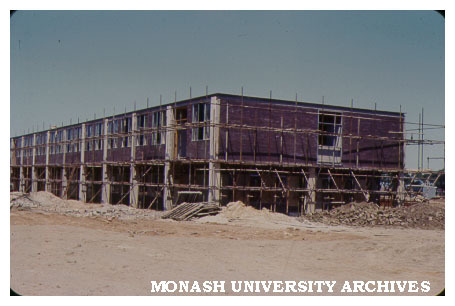 Chemistry building under construction