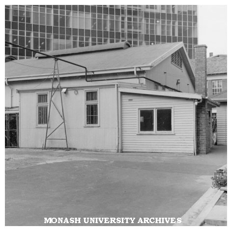 Caulfield Institute of Technology classroom for handicapped children, storeroom, carpentry and electrical workshop