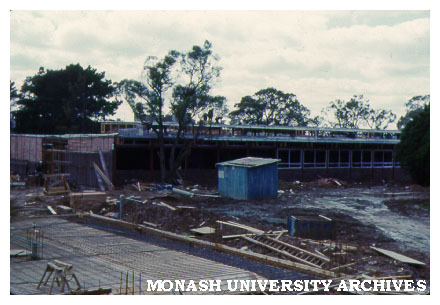 Chemistry building under construction