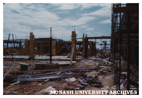 Chemistry building under construction