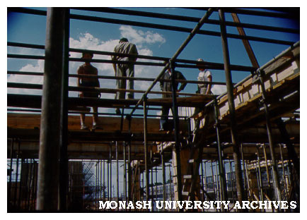 Chemistry building under construction