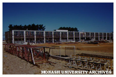 Science buildings under construction