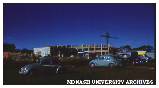 Chemistry building under construction