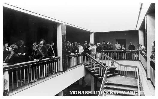 Student protestors in University Offices