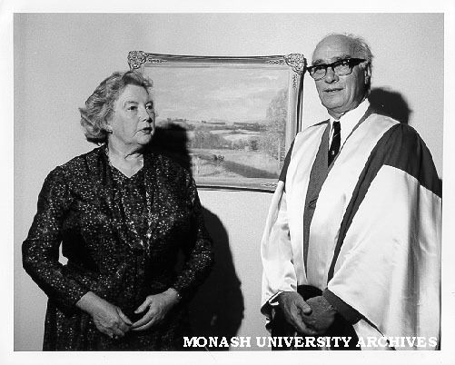 Vice-Chancellor Dr Louis Matheson with wife Audrey