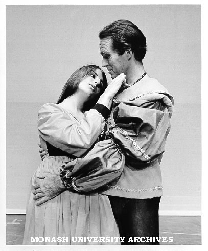 Susie Rosedale (left) and Kit Carlton in 'Othello', as Bianca and Cassio