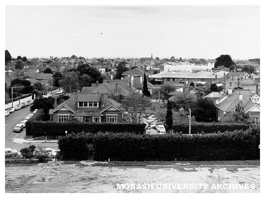 Site of Projects A and B, Caulfield Institute of Technology