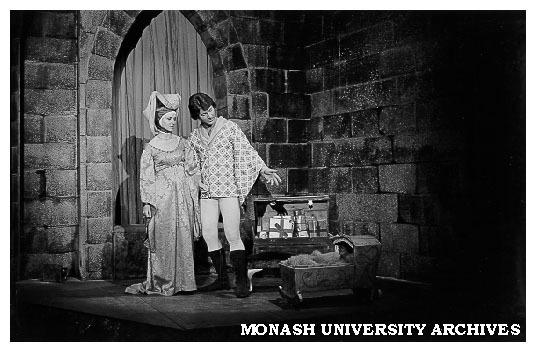 Beverley Gardiner and Alan Burrows in 'Rumpelstiltskin' as Gretchen and the Prince