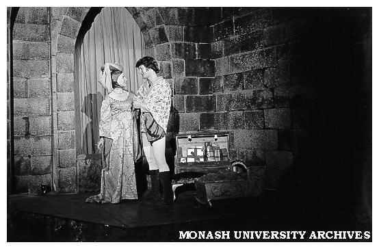 Beverley Gardiner and Alan Burrows in 'Rumpelstiltskin' as Gretchen and the Prince