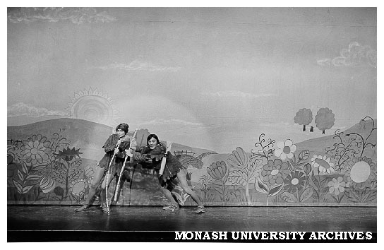 Penelope Richards and Paul Kennedy in 'Rumpelstiltskin'