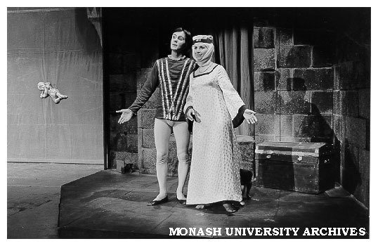 Scene from 'Rumpelstiltskin'. Beverley Gardiner as Gretchen