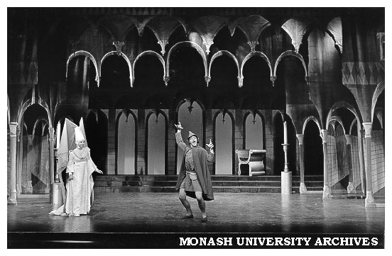 Beverley Gardiner and Darrell Hilton in 'Rumpelstiltskin'