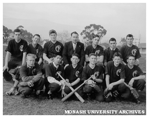 Caulfield Technical College Junior School Baseball Team