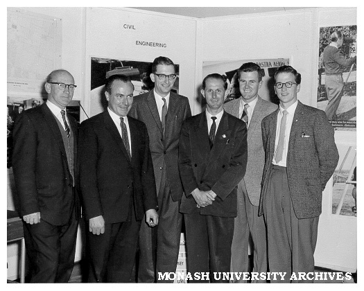 Caulfield Technical College staff, R. Marshall, D. Mills, R. Keller, E. Middleton, D. Roach, J. Hoadley