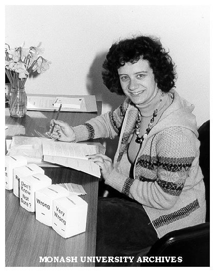 Miriam Tisher of Caulfield Institute of Technology Counselling Community Services