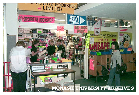 Clayton campus Student Co-op Bookshop