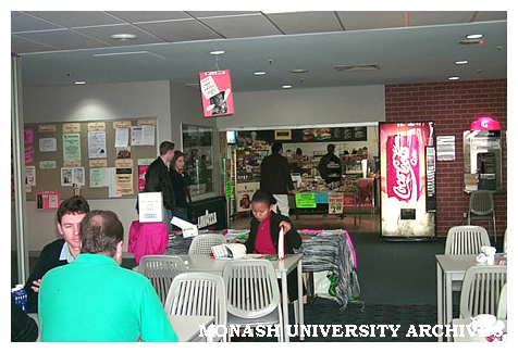 Caulfield campus Tower Block cafeteria