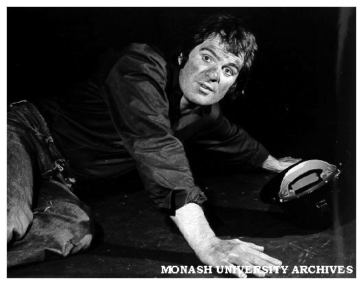 Scene from 'Cass Butcher Bunting' with Hamish Hughes as Cass