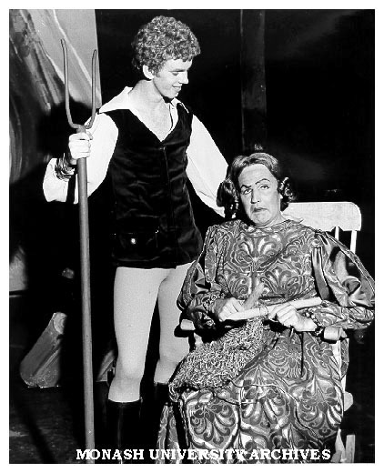 Steve McLardie and Roger Myers in 'Jack and the Beanstalk'