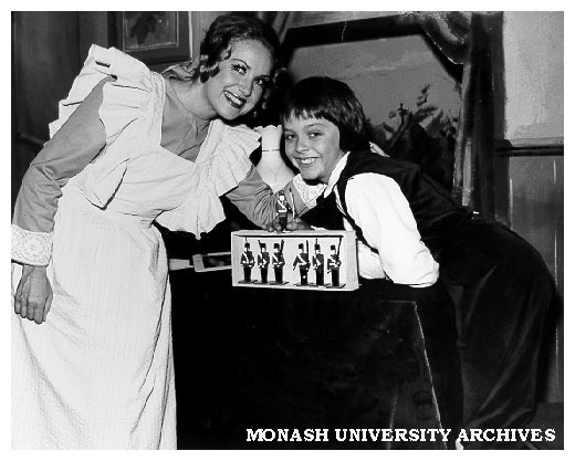 Scene from 'Little Tin Soldier' with Geraldene Morrow and Darren Cartwright