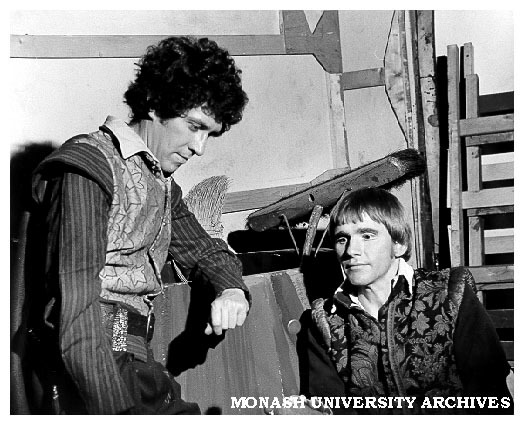 Gary Down (left) and Gil Tucker in 'Hamlet'