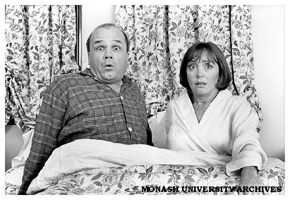 Christopher Dibb and Liddy Clark in 'A Bed Full of Foreigners'