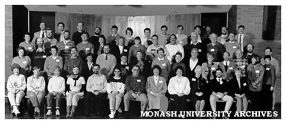 Participants in 21st Australian Universities Administrative Staff Course, held at Mannix College