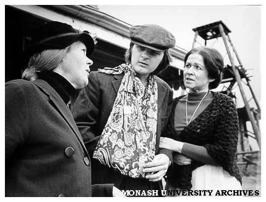 Scene from 'The Daughter-In-Law'. Marion Heathfield (left) as Mrs. Purdy, Gary Gray as Joe Gascoigne and Terri Aldred as Mrs. Gascoigne