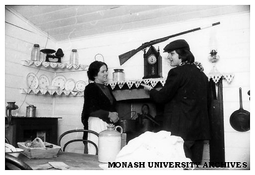 Scene from 'The Daughter-In-Law'. Terri Aldred (left) as Mrs. Gascoigne and Gary Gray as Joe Gascoigne