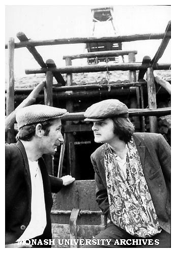 Scene from 'The Daughter-In-Law'. James Wright (left) as Luther Gascoigne and Gary Gray as Joe Gascoigne