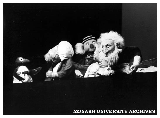 Scene from 'The Magic Pudding' by the Marionette Theatre of Australia