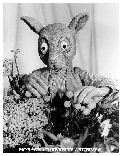 Scene from 'The Magic Pudding' by the Marionette Theatre of Australia