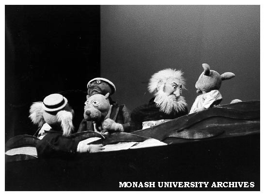 Scene from 'The Magic Pudding' by the Marionette Theatre of Australia