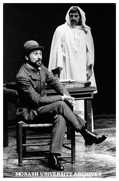 Roger Oakley (left) and Bruce Kerr in "Measure for Measure"
