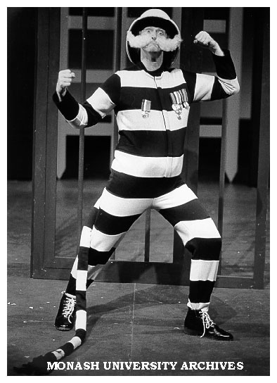 Scene from 'The Meg and Mog Show' with Bob Hook as the Bengal Tiger